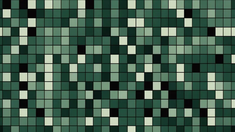 Abstract multiple sequence alignment grid showing deep and shallow coverage zones